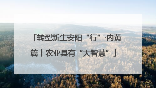 转型新生安阳“行”·内黄篇丨农业县有“大智慧”