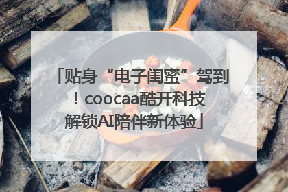 贴身“电子闺蜜”驾到！coocaa酷开科技解锁AI陪伴新体验