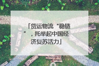 货运物流“稳链”，托举起中国经济复苏活力