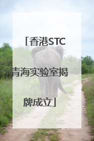 香港STC青海实验室揭牌成立
