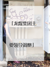 龙煤集团主要领导调整