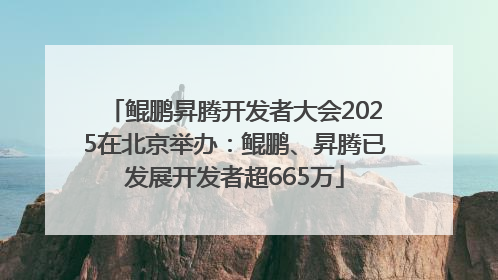鲲鹏昇腾开发者大会2025在北京举办：鲲鹏、昇腾已发展开发者超665万