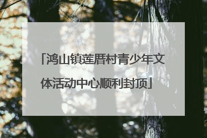 鸿山镇莲厝村青少年文体活动中心顺利封顶