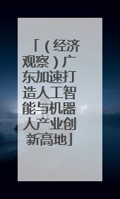 （经济观察）广东加速打造人工智能与机器人产业创新高地