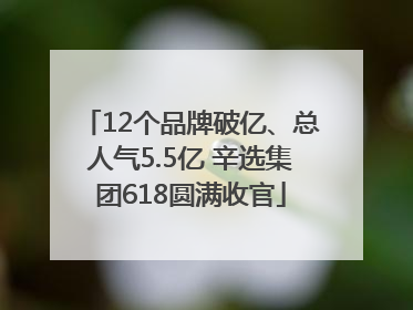 12个品牌破亿、总人气5.5亿 辛选集团618圆满收官