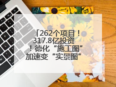 262个项目！317.8亿投资！德化“施工图”加速变“实景图”，现场燃爆了！