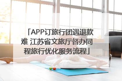 APP订旅行团遇退款难 江苏省文旅厅督办同程旅行优化服务流程