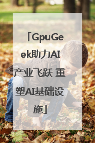 GpuGeek助力AI产业飞跃 重塑AI基础设施